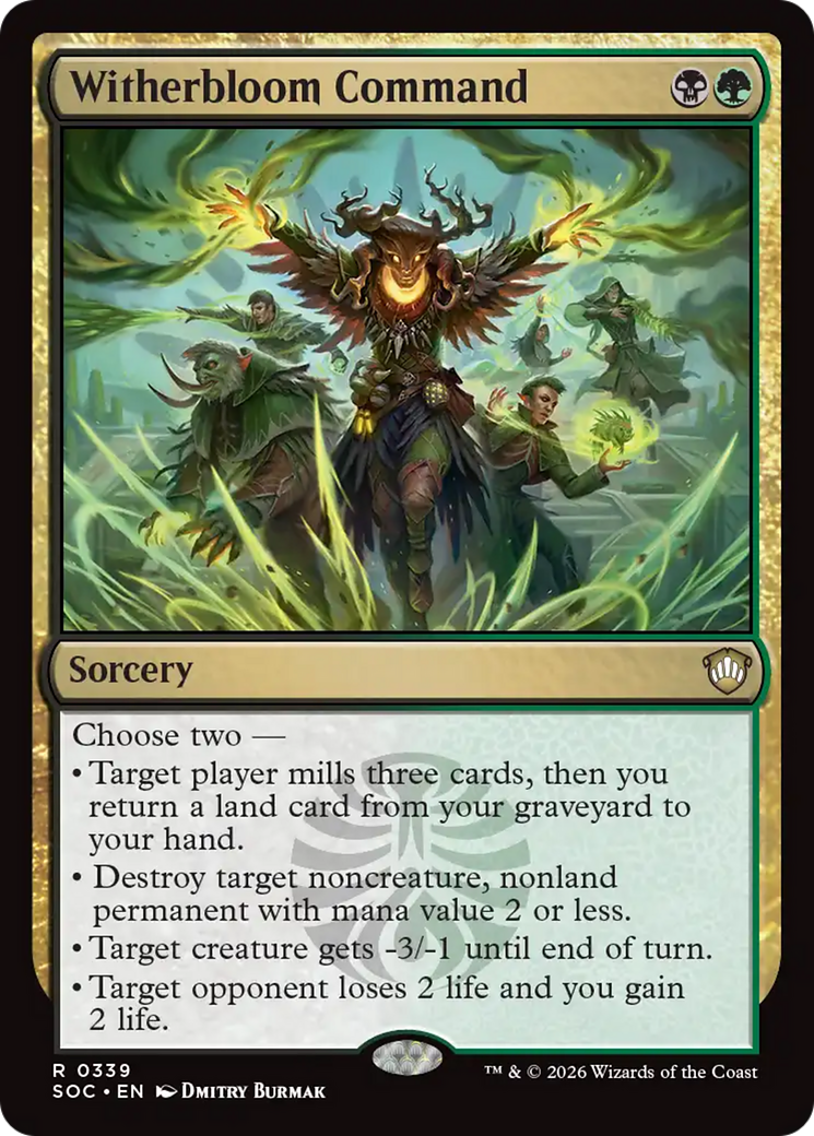 Witherbloom Command [Secrets of Strixhaven Commander] | Total Play