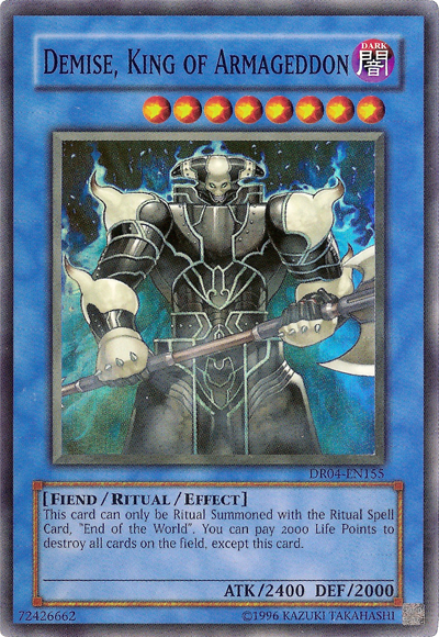Demise, King of Armageddon [DR04-EN155] Super Rare | Total Play