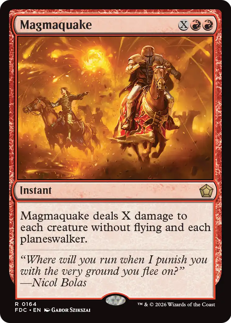 Magmaquake [Foundations Commander] | Total Play
