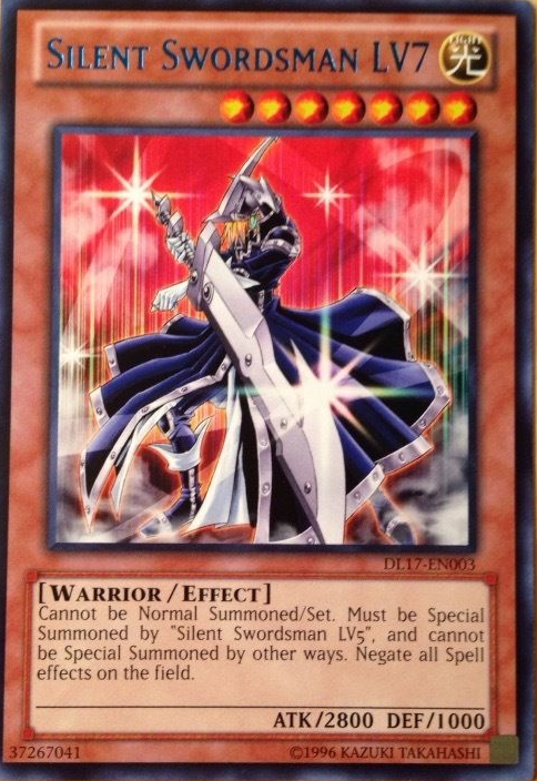 Silent Swordsman LV7 (Blue) [DL17-EN003] Rare | Total Play