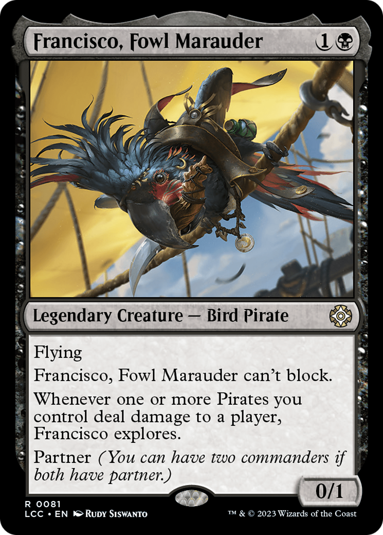 Francisco, Fowl Marauder [The Lost Caverns of Ixalan Commander] | Total Play
