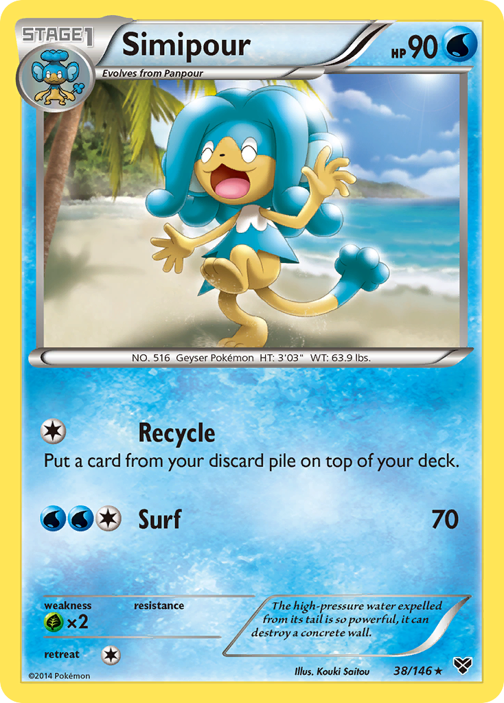 Simipour (38/146) [XY: Base Set] | Total Play