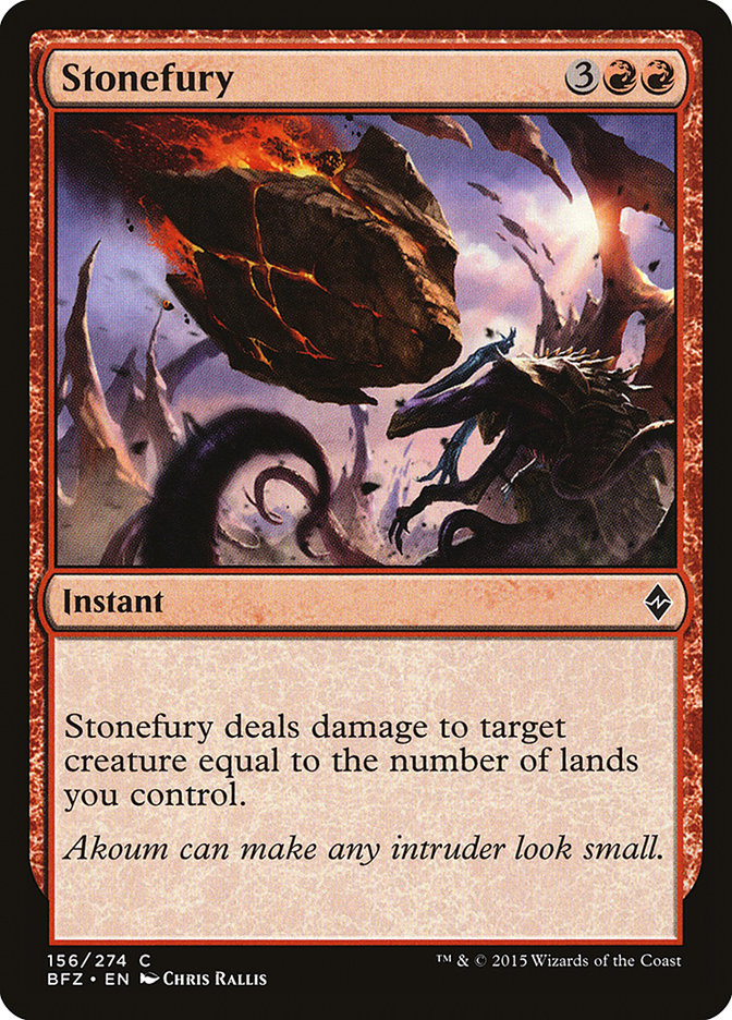 Stonefury [Battle for Zendikar] | Total Play