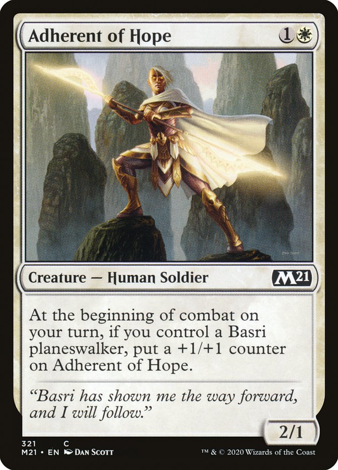 Adherent of Hope [Core Set 2021] | Total Play