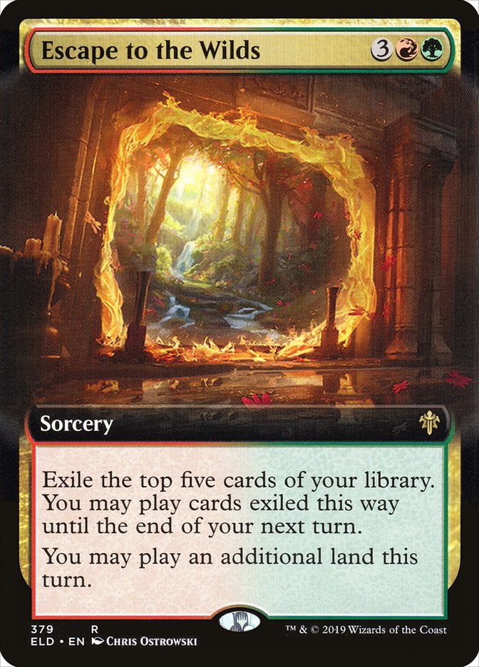Escape to the Wilds (Extended Art) [Throne of Eldraine] | Total Play