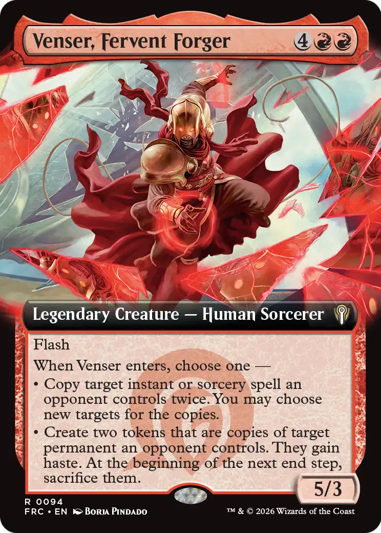Venser, Fervent Forger (Extended Art) [Reality Fracture Commander] | Total Play