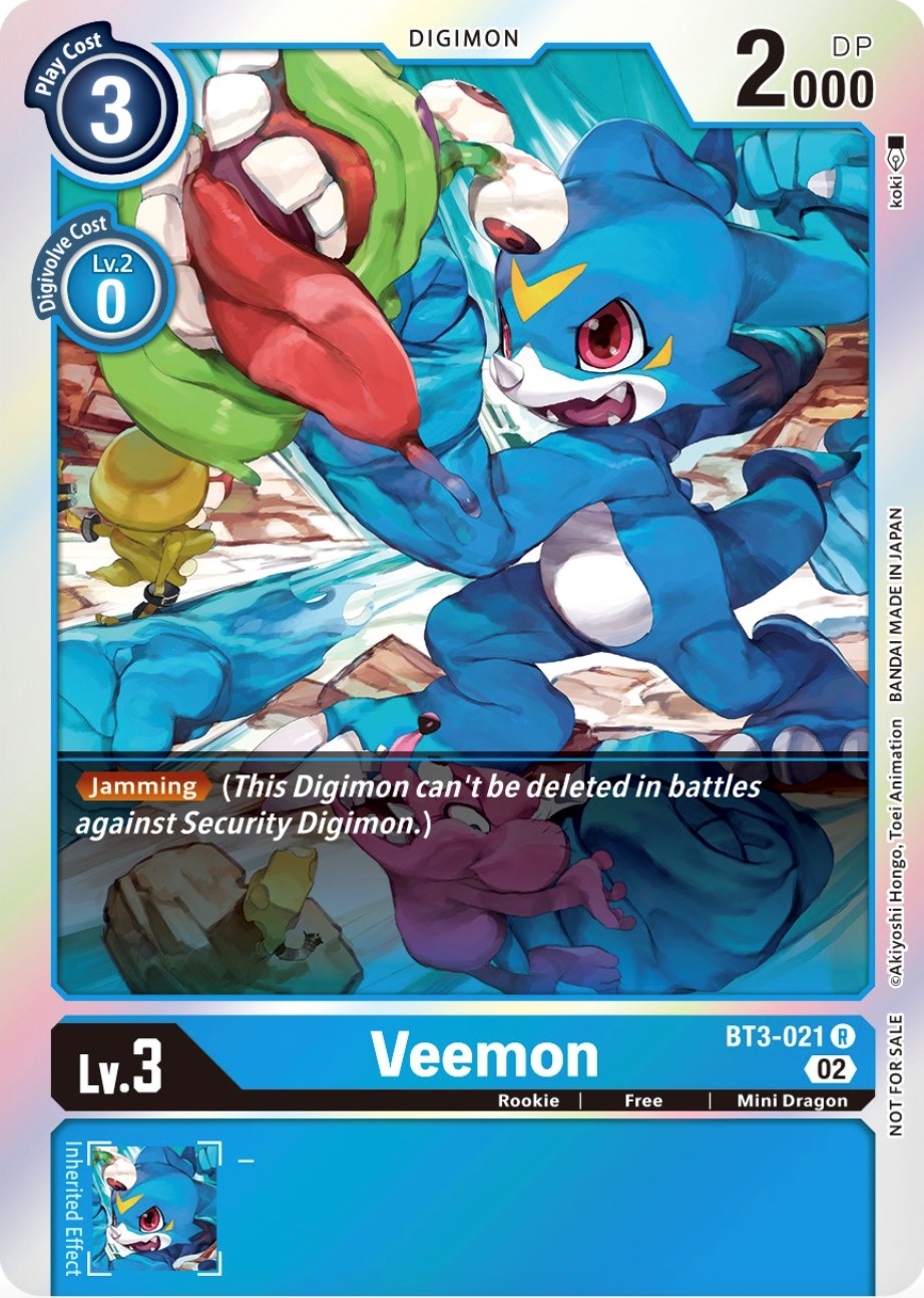 Veemon [BT3-021] (Official Tournament Pack Vol.8) [Release Special Booster Promos] | Total Play
