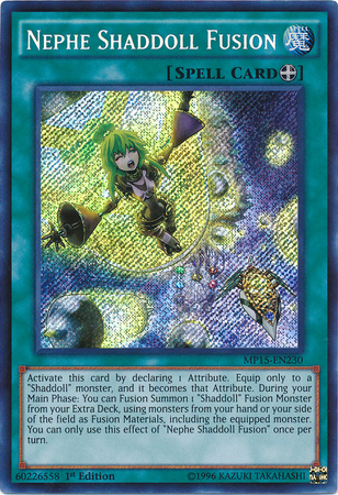 Nephe Shaddoll Fusion [MP15-EN230] Secret Rare | Total Play