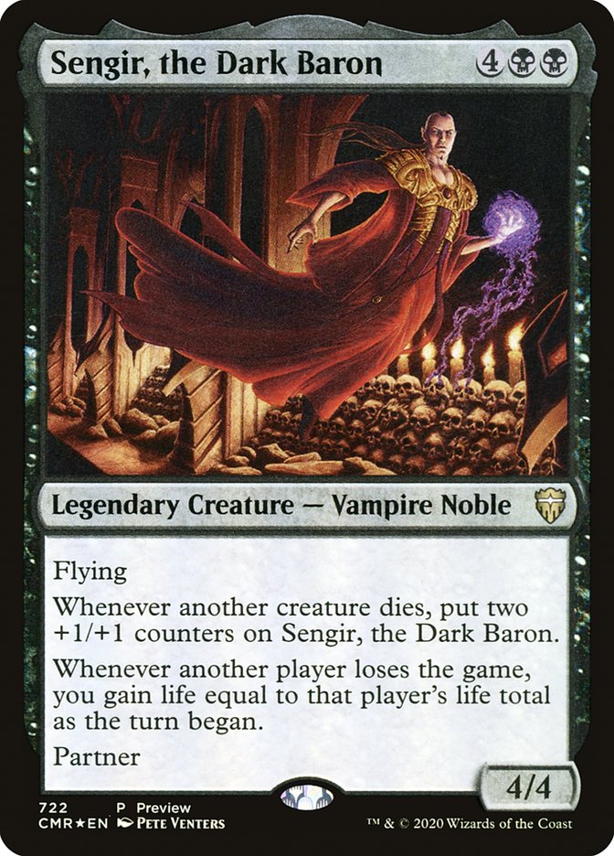 Sengir, the Dark Baron [Commander Legends Promos] | Total Play