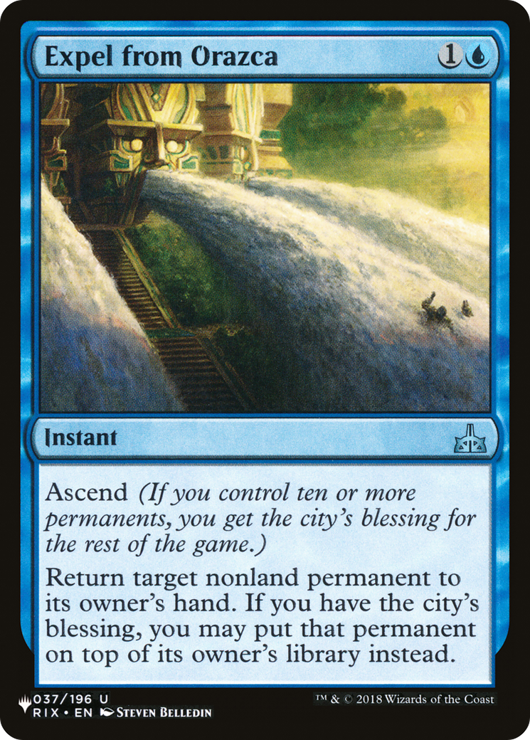 Expel from Orazca [The List] | Total Play
