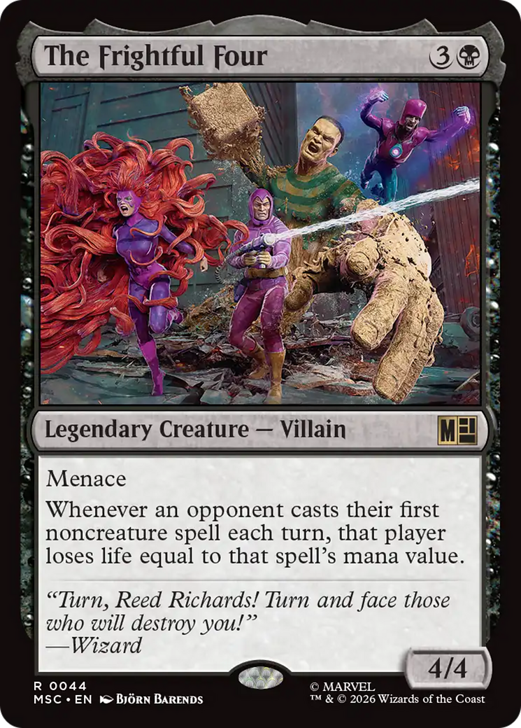The Frightful Four (Surge Foil) [Marvel Super Heroes Commander] | Total Play