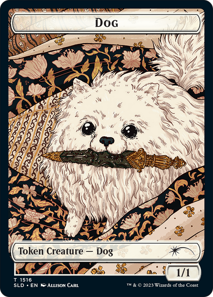 Dog // Cat Double-Sided Token [Secret Lair Commander Deck: Raining Cats and Dogs Tokens] | Total Play