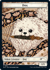 Dog // Cat Double-Sided Token [Secret Lair Commander Deck: Raining Cats and Dogs Tokens] | Total Play