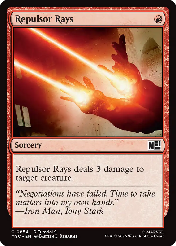 Repulsor Rays [Marvel Super Heroes Commander] | Total Play