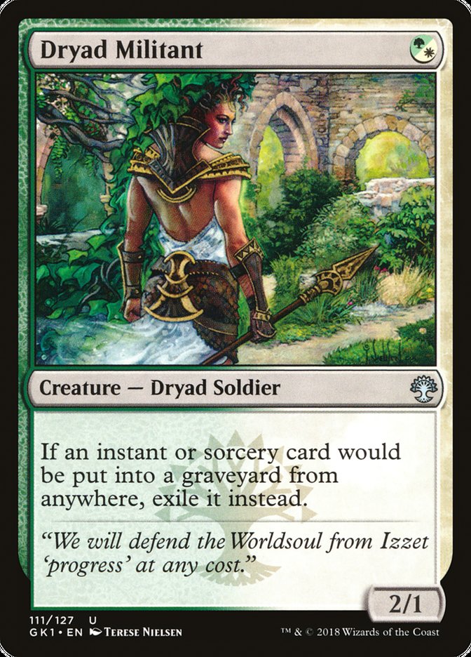 Dryad Militant [Guilds of Ravnica Guild Kit] | Total Play