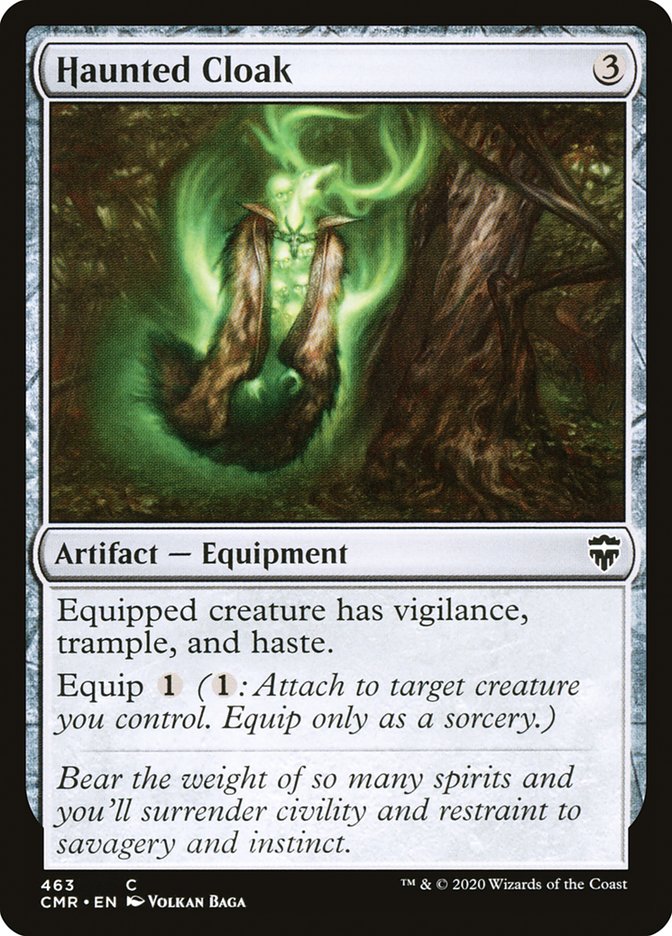 Haunted Cloak (463) [Commander Legends] | Total Play