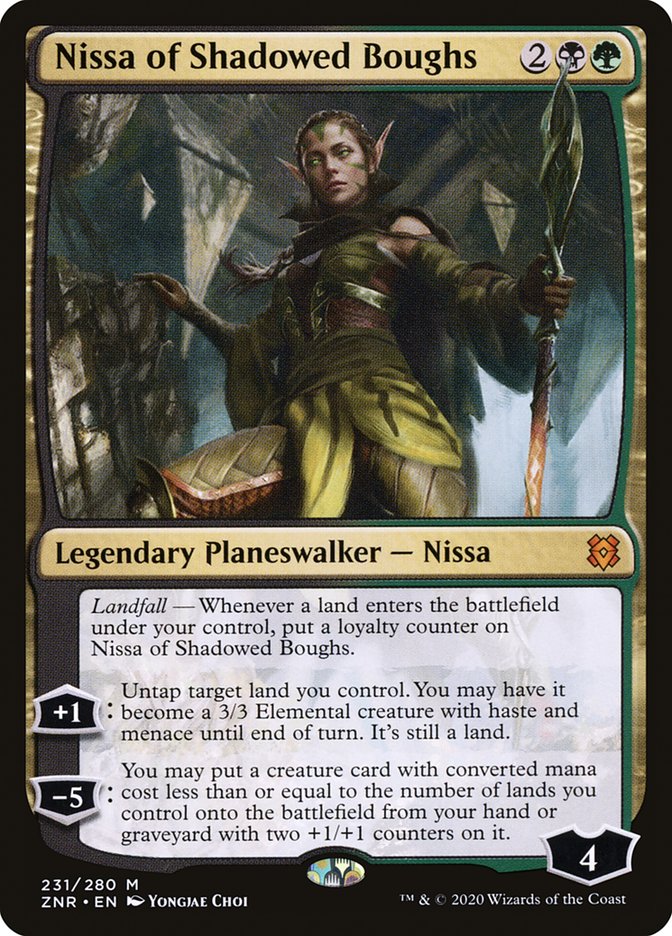 Nissa of Shadowed Boughs [Zendikar Rising] | Total Play
