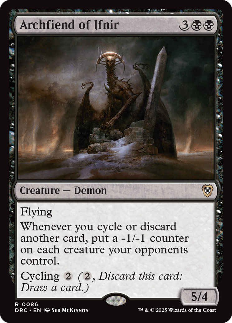 Archfiend of Ifnir [Aetherdrift Commander] | Total Play