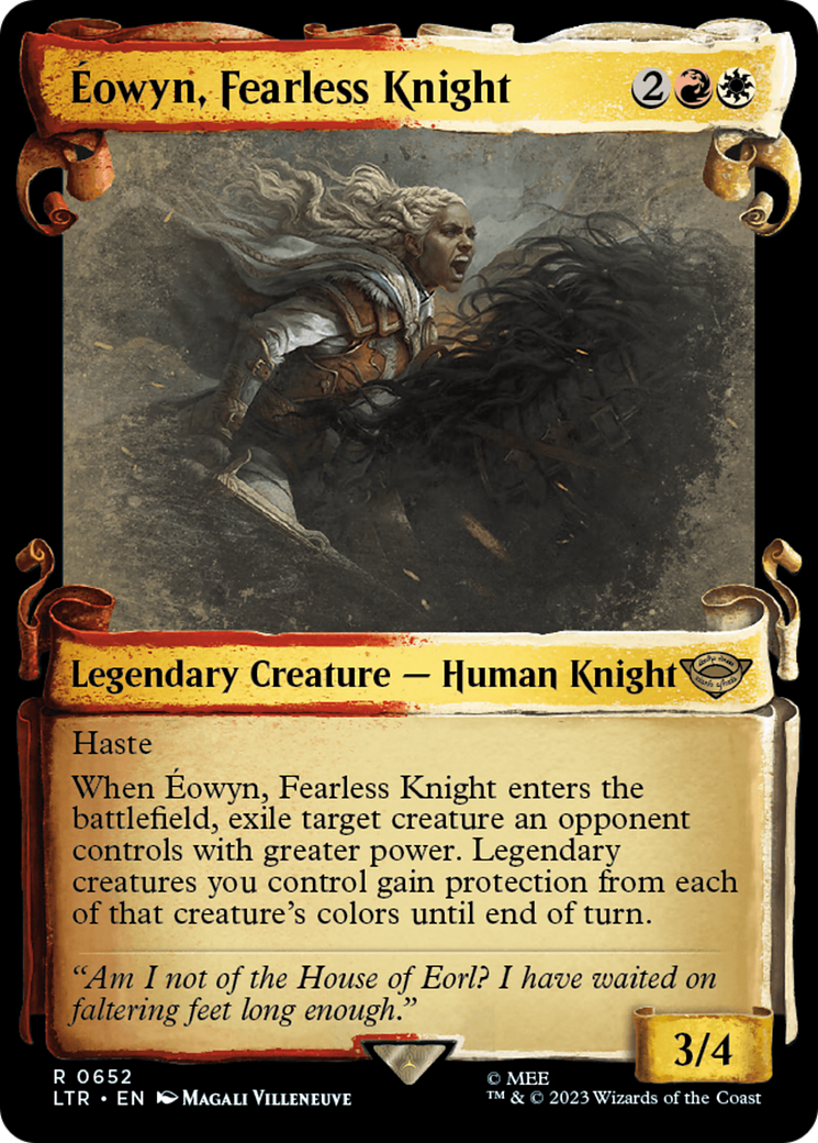 Eowyn, Fearless Knight [The Lord of the Rings: Tales of Middle-Earth Showcase Scrolls] | Total Play
