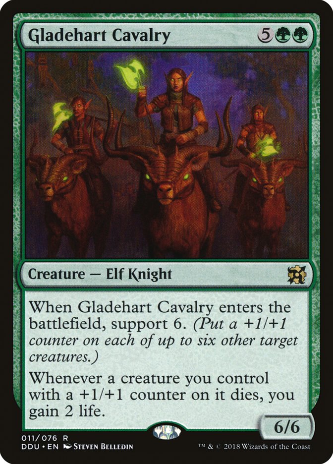 Gladehart Cavalry [Duel Decks: Elves vs. Inventors] | Total Play