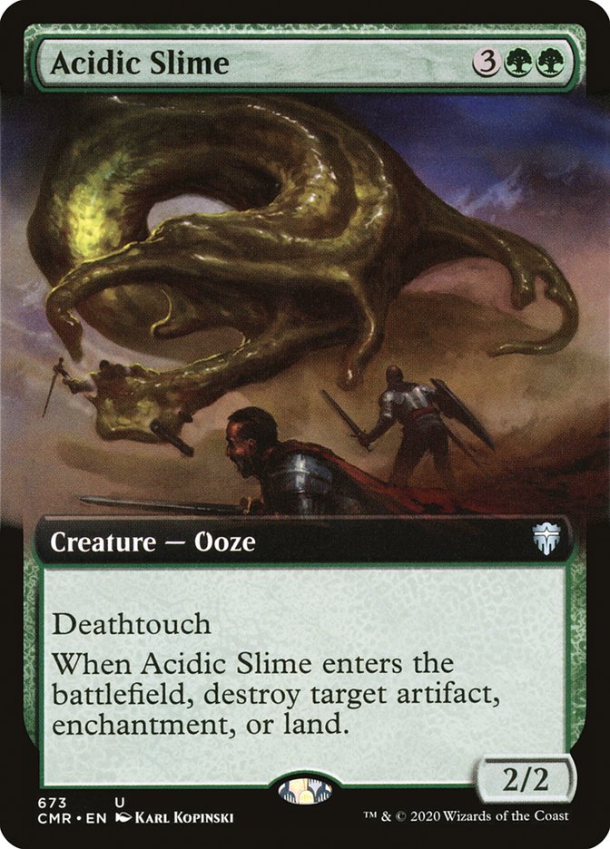 Acidic Slime (Extended Art) [Commander Legends] | Total Play