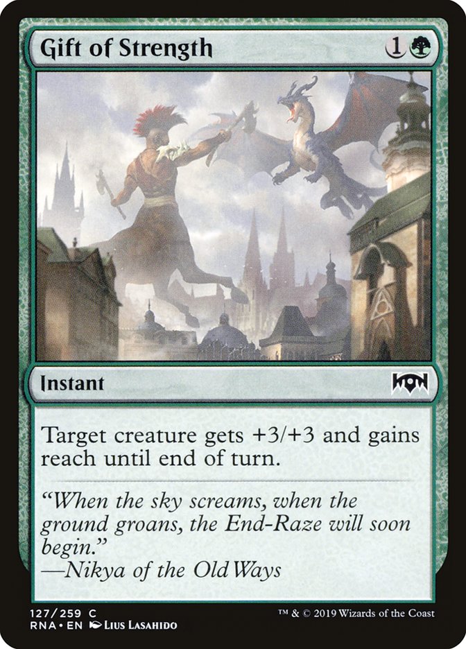 Gift of Strength [Ravnica Allegiance] | Total Play