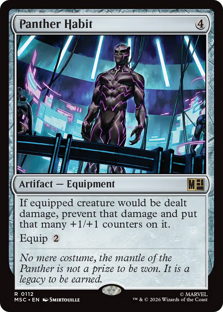 Panther Habit (Surge Foil) [Marvel Super Heroes Commander] | Total Play