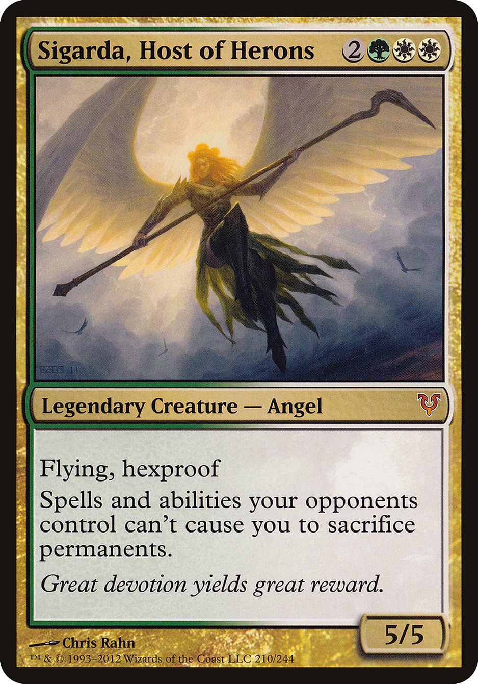 Sigarda, Host of Herons (Oversized) [Open the Helvault] | Total Play