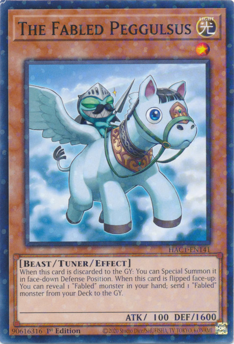 The Fabled Peggulsus (Duel Terminal) [HAC1-EN141] Common | Total Play