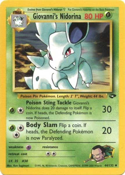 Giovanni's Nidorina (44/132) [Gym Challenge Unlimited] | Total Play