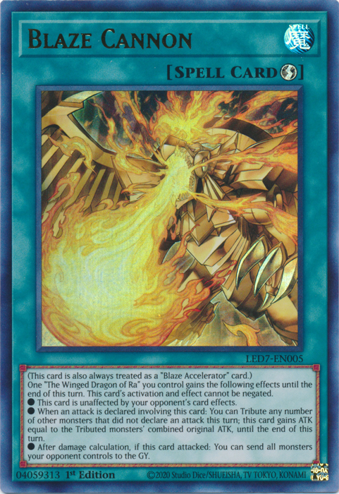 Blaze Cannon [LED7-EN005] Ultra Rare | Total Play