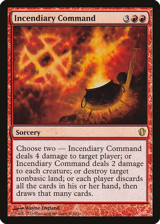 Incendiary Command [Commander 2013] | Total Play