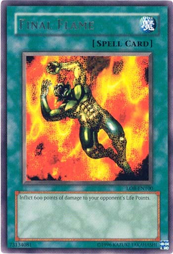 Final Flame [LOB-EN100] Rare | Total Play