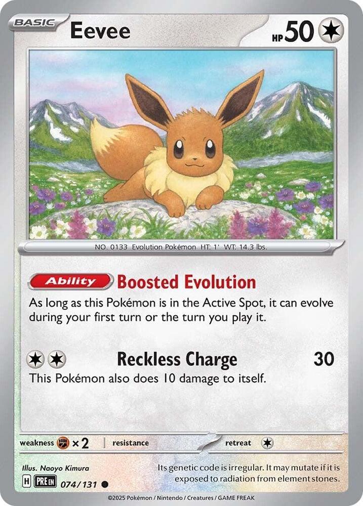 Eevee (074/131) [Scarlet & Violet: Prismatic Evolutions] | Total Play