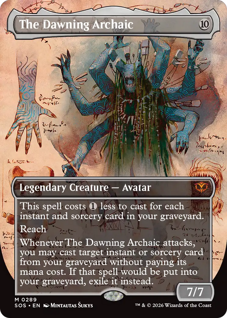 The Dawning Archaic (Borderless) [Secrets of Strixhaven] | Total Play