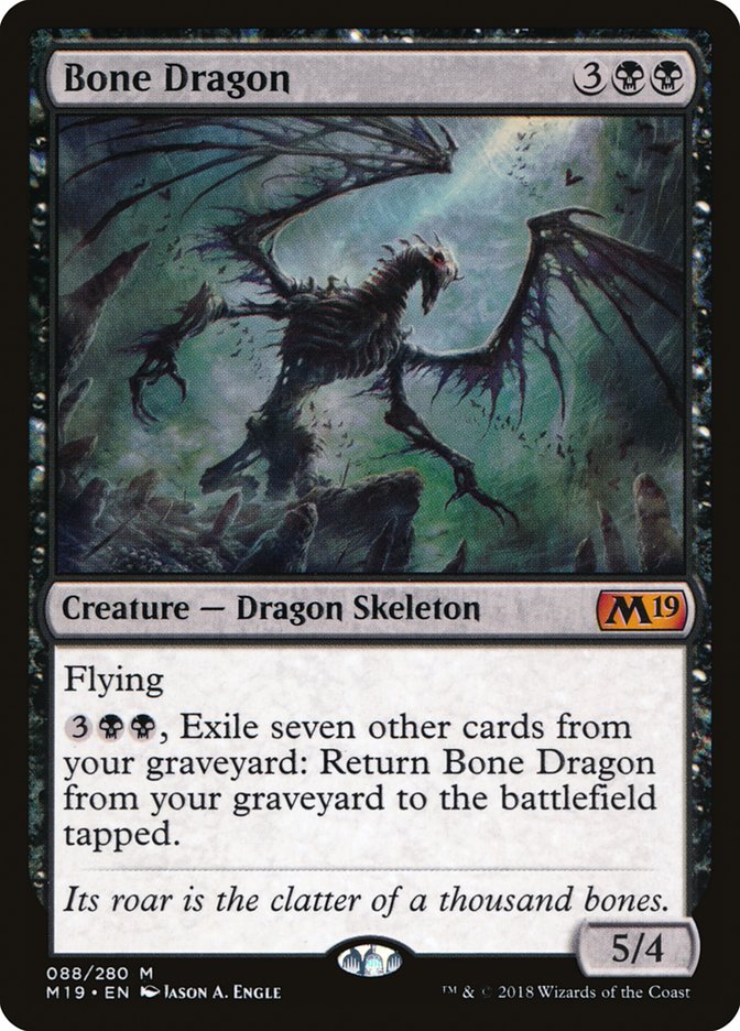 Bone Dragon [Core Set 2019] | Total Play