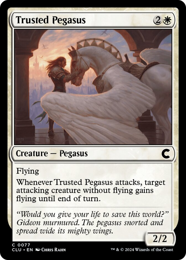 Trusted Pegasus [Ravnica: Clue Edition] | Total Play