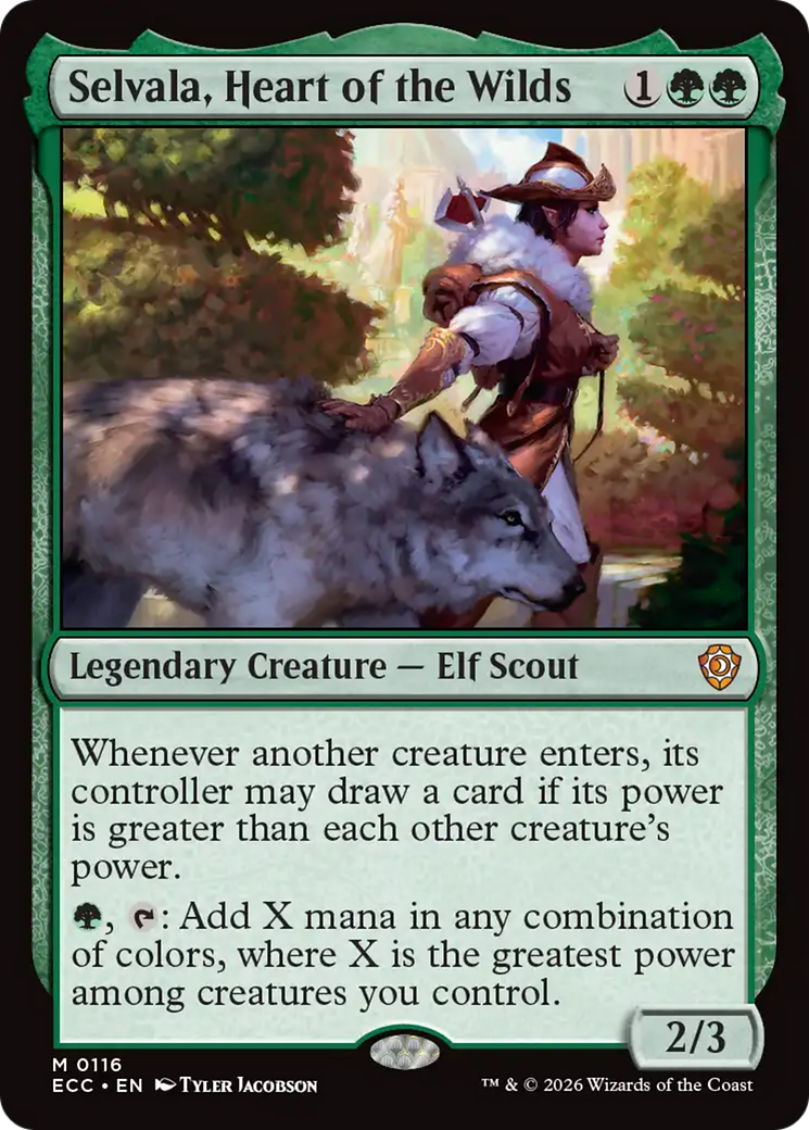 Selvala, Heart of the Wilds [Lorwyn Eclipsed Commander] | Total Play