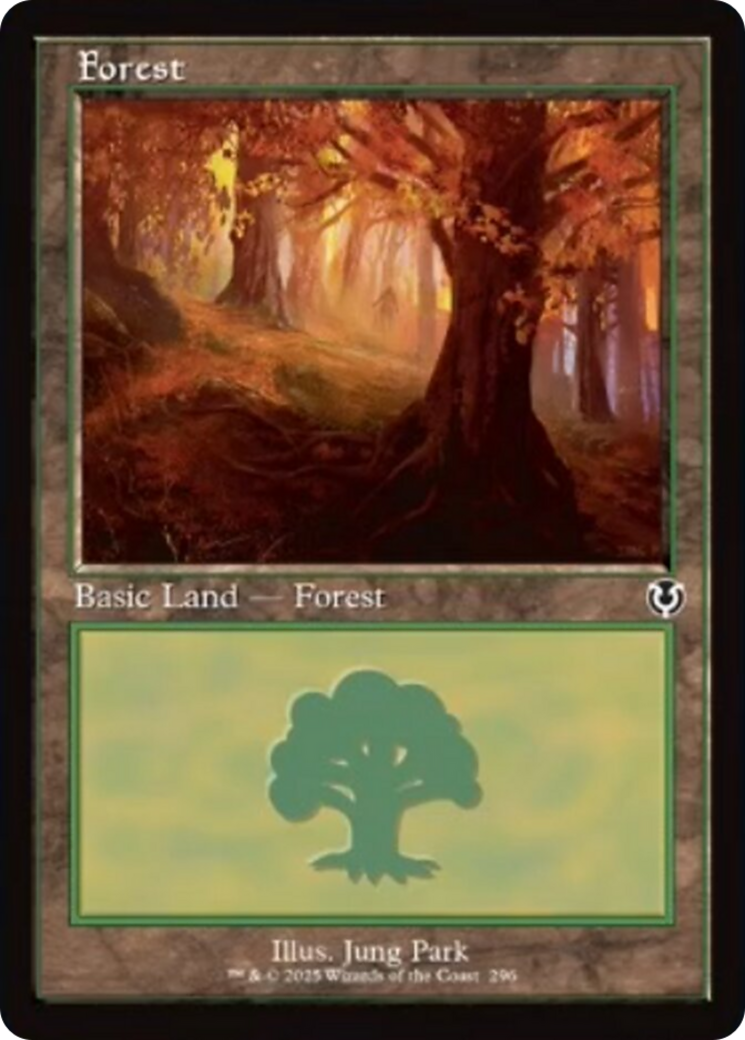 Forest (296) (Retro Frame) [Innistrad Remastered] | Total Play