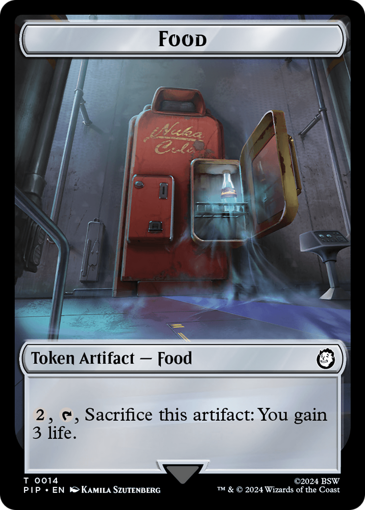 Food (0014) // Soldier (0010) Double-Sided Token [Fallout Tokens] | Total Play