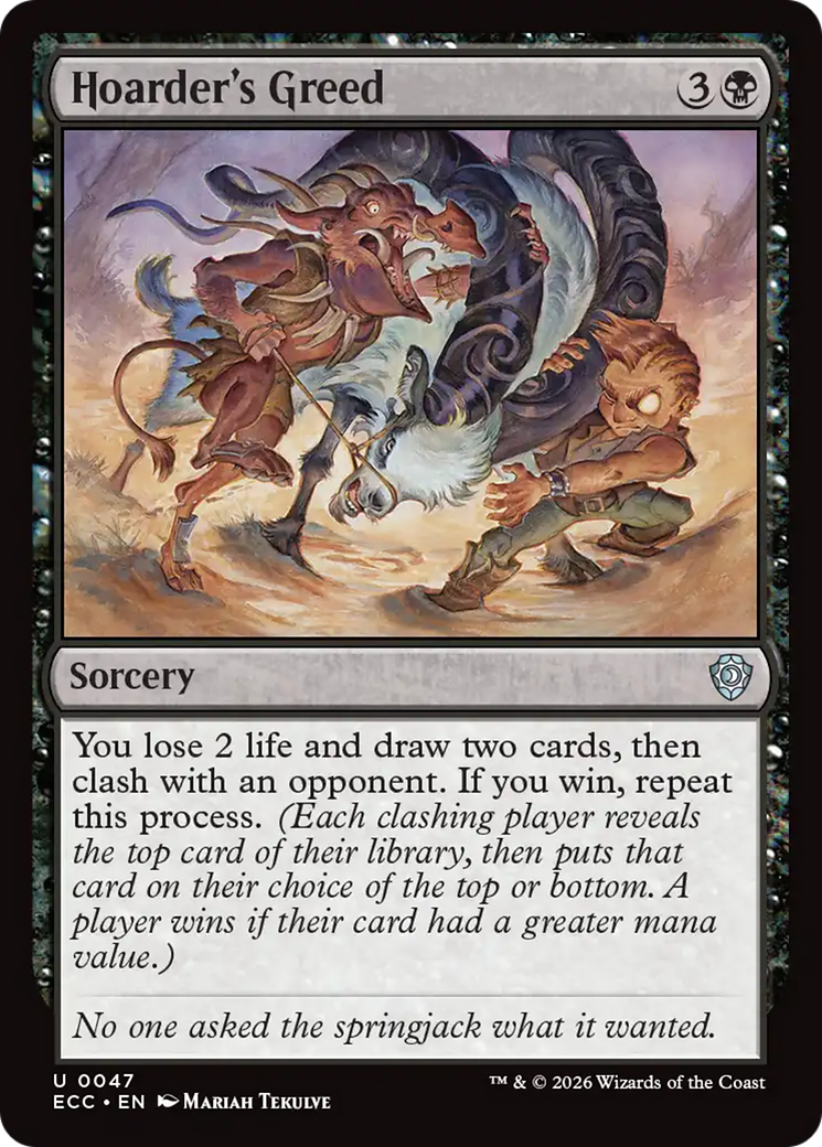 Hoarder's Greed [Lorwyn Eclipsed Commander] | Total Play