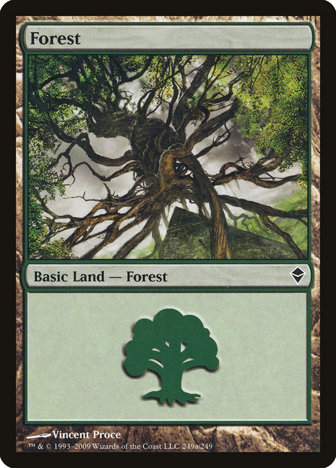 Forest (249a) [Zendikar] | Total Play