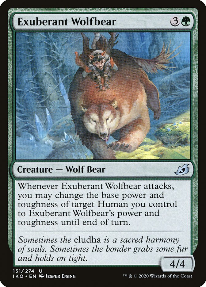 Exuberant Wolfbear [Ikoria: Lair of Behemoths] | Total Play