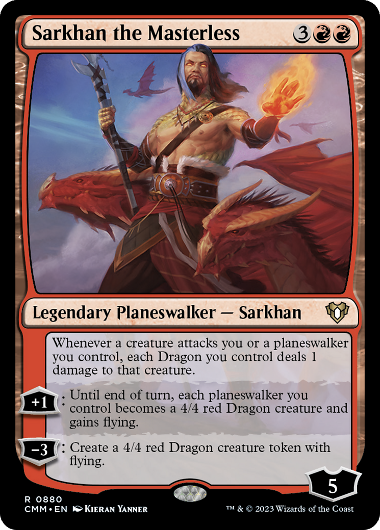 Sarkhan the Masterless [Commander Masters] | Total Play