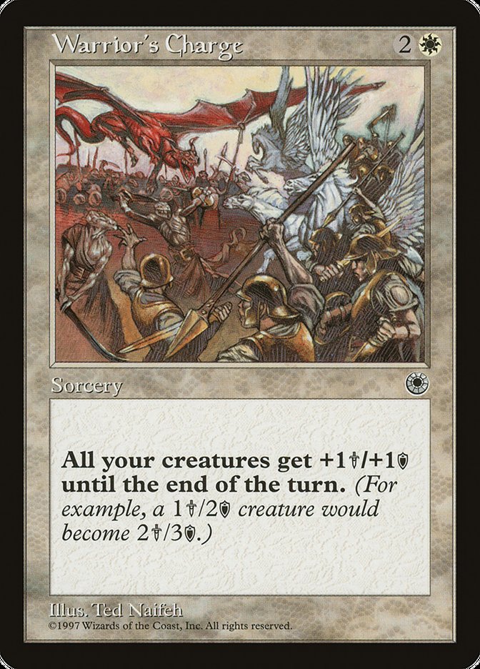 Warrior's Charge (No Flavor Text) [Portal] | Total Play