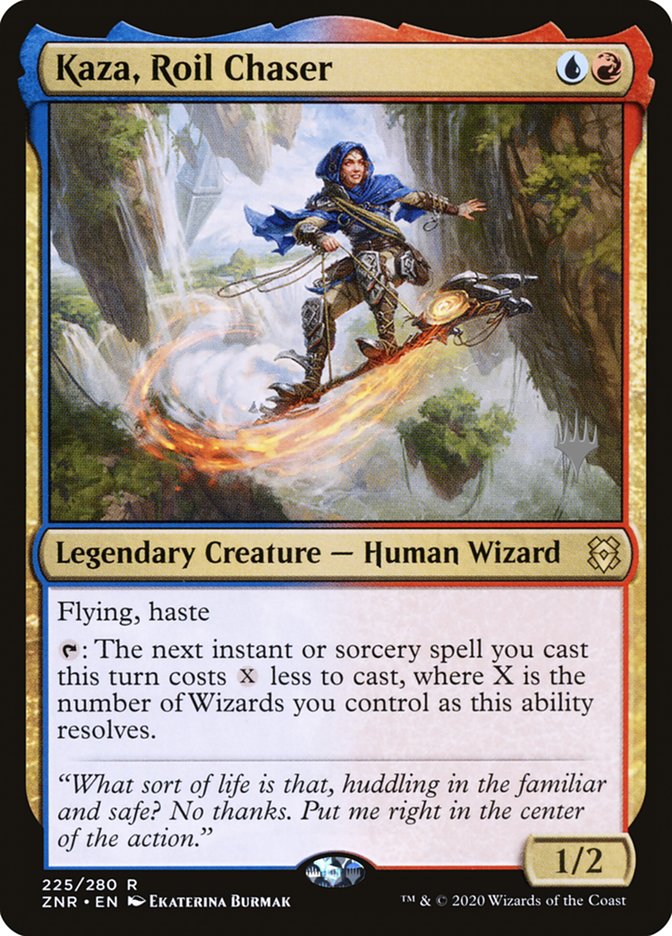 Kaza, Roil Chaser (Promo Pack) [Zendikar Rising Promos] | Total Play
