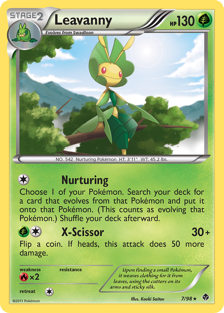 Leavanny (7/98) [Black & White: Emerging Powers] | Total Play