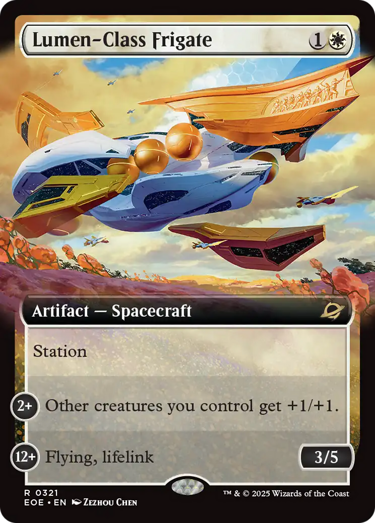 Lumen-Class Frigate (Extended Art) [Edge of Eternities] | Total Play