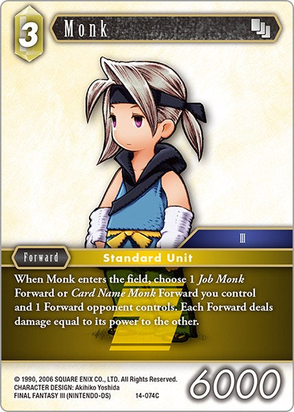 Monk [Opus XIV: Crystal Abyss] | Total Play