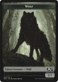 Zombie // Wolf Double-Sided Token [Game Night 2019 Tokens] | Total Play